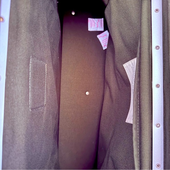 NWOT Line Of Trade Olive Canvas Weekender Bag - Picture 10 of 10